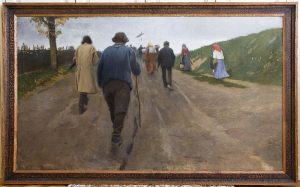 Alfons Karpiński, Pielgrzymi, 1907, olej, płótno, kolekcja prywatna