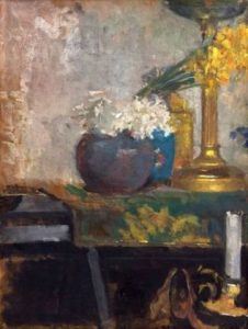 Olga Boznańska (1865-1940), Martwa natura- Kwiaty