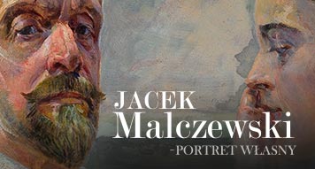 Baner z fragmentem obrazu Jacka Malczewskiego