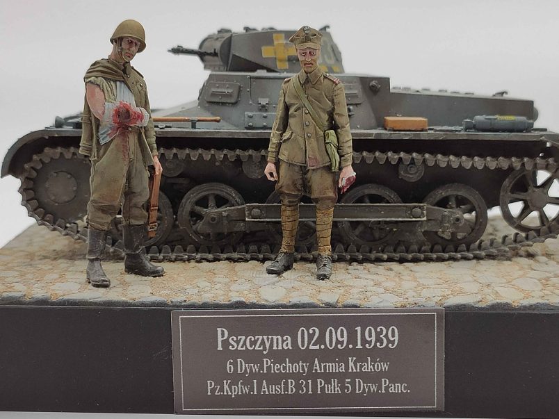 Miniatura - Pszczyna 02.09.1939. 6 Dyw. Piechoty armia Kraków