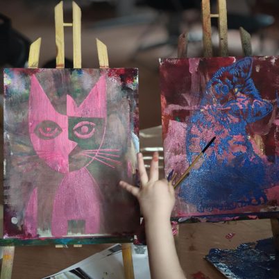 KOT Leonarda da Vinci – warsztaty malowania na płótnie