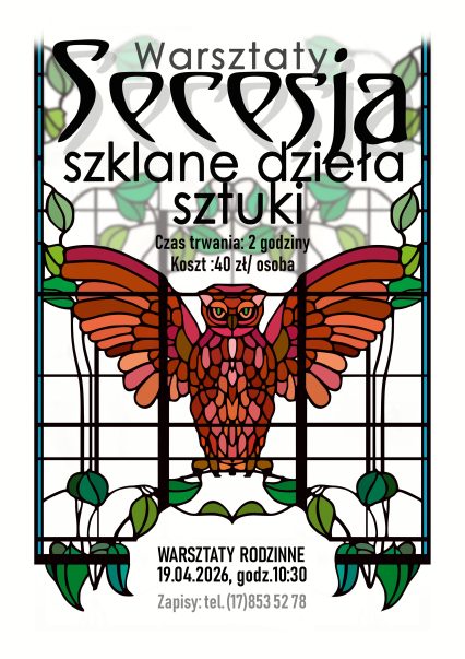 Warsztaty malowania na szkle – SECESJA.
