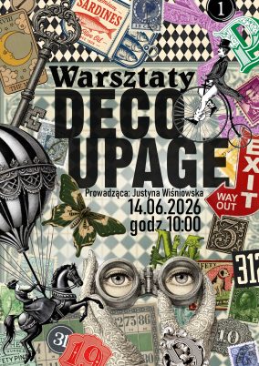 Warsztaty decoupage, 14 czerwca 2026, godz. 10:00