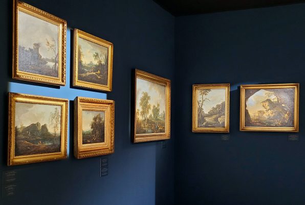 Fragment wystawy "Pejzaż w malarstwie nowożytnym"